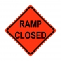 36" x 36" Roll Up Traffic Sign - Ramp Closed