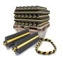 Aircraft Wheel Chocks Pair w/Connecting Rope - 30 Pack
