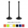 Traffic Control Light Duty 41" Plastic Stanchion Post (Pack of 2)