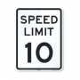 Official MUTCD Speed Limit 10 Traffic Sign