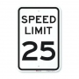 Official MUTCD Speed Limit 25 Traffic Sign