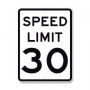 Official MUTCD Speed Limit 30 Traffic Sign