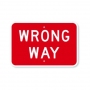Official MUTCD Wrong Way Sign