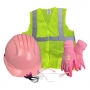 Pink Protective Hi Vis Gear Kit