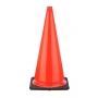 28" Orange Traffic Cone, 5.5lb Black Base