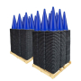 28" Traffic Cones, 7 lb Base - Pallet - Select Color