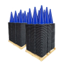 28" Traffic Cones, 7 lb Base - Pallet - Select Color