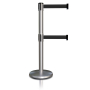 Pro Series Dual Line 10' Retractable Belt Stanchion 