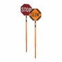 Roll Up Stop/Slow Telescoping Sign