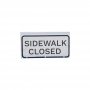 SideWalk Closed - Cone Bar Roll Up Sign