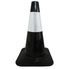 18" Black Sport Cone w/6" 3M Reflective Collar
