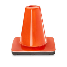  6" Orange Wide Body Mini Traffic Cone