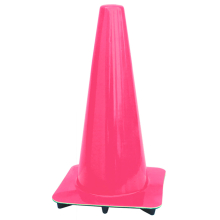 Lakeside 18" Pink Traffic Cone, Made in USA