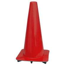 Lakeside 18" Red Traffic Cone, Made in USA