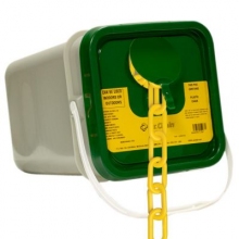 Pail Safety Control Plastic Chain, 3" x 70 ft