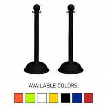 Traffic Control Heavy Duty 41" Plastic Stanchion Post (Pack of 2)