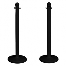 Traffic Control Medium Duty 40" Plastic Stanchion Post (Pack of 2)