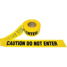 Barricade Yellow Caution Do Not Enter Tape 2 Mil, 1000 feet