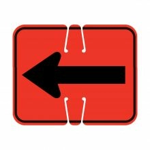 Traffic Cone Sign - REVERSIBLE ARROW