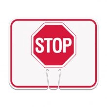 Traffic Cone Sign - STOP