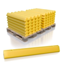 4' Dura Stop Heavy Duty Plastic Parking Block 4.5