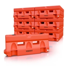 Yodock Water Filled Jersey Barricade 36 Pack Bundle