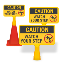 ConeBoss Sign: Caution - Watch Your Step