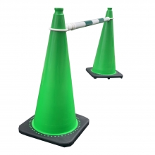 Retractable Cone Bar Green & White