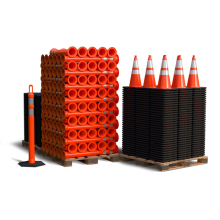 28" Traffic Cone & 42" Delineator Exclusive Bundle
