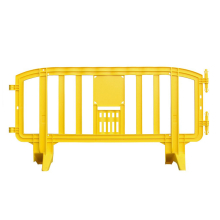 Movit Plastic Crowd Control Barricade - Yellow