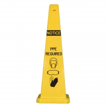 Lamba 36" Safety Cone - PPE Required