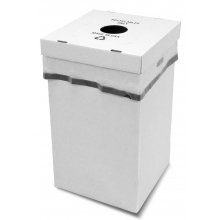 Disposable Trash Container w/Multi-Function Lid (Pack of 10)