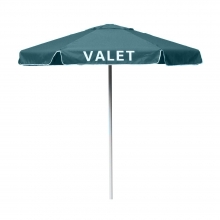 Valet Green Podium Aluminum Frame Umbrella