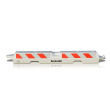 FAA Rated White Aerocade Airport Barricade