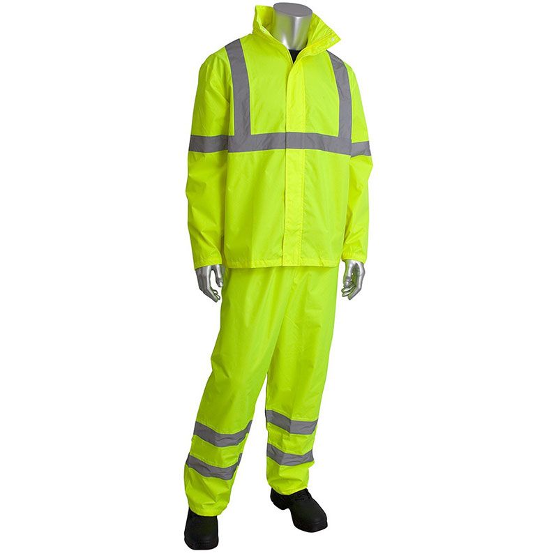 Falcon Viz Type R Class 3 Two-Piece Hi Vis Rain Suit