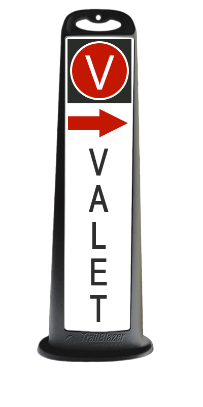 Cortina TrailBlazer Vertical Panel 45", Valet Parking RIGHT Arrow