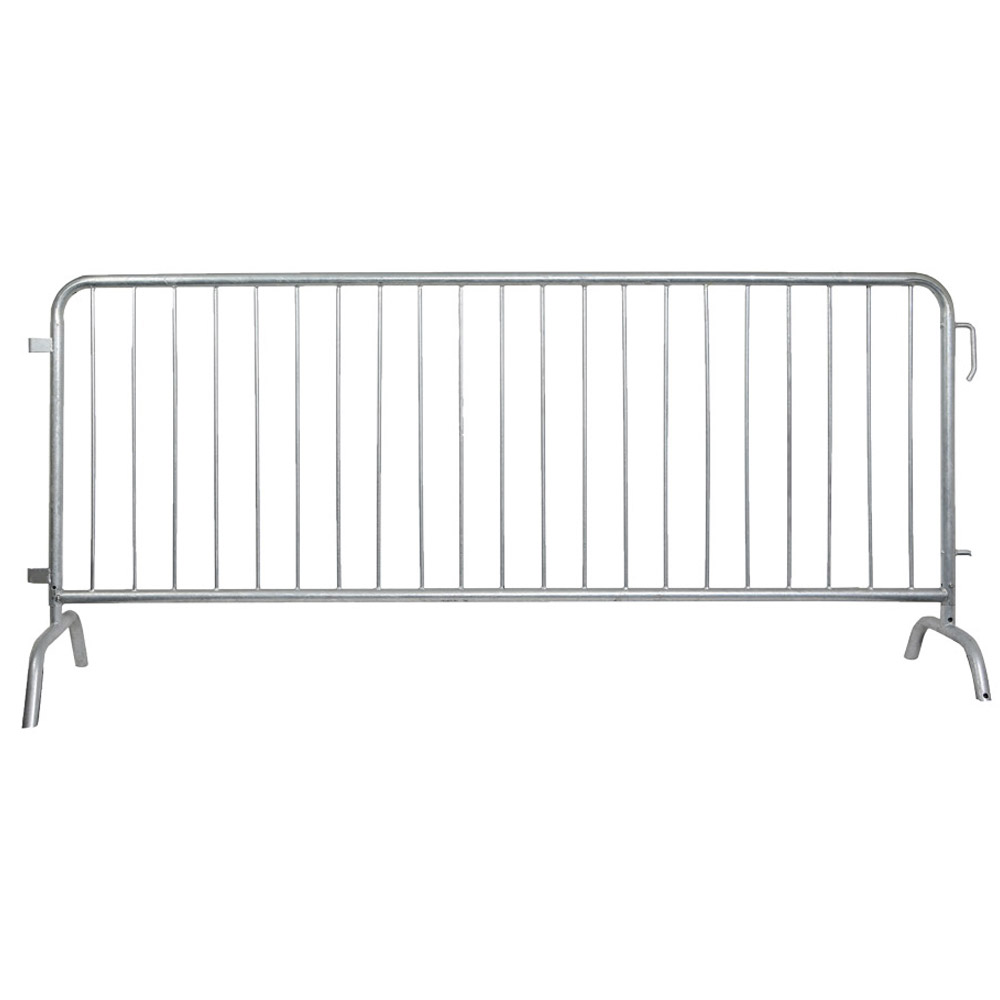 Galvanized Steel 8ft Barricade w/Bridge Feet