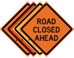 Rollup Traffic Safety Signs