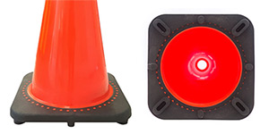 Black Base Traffic Cones