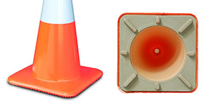 Solid Base Traffic Cones