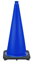 Blue Traffic Safety Cones