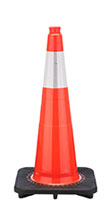 28 Inch Slim Line Traffic Safety Cones