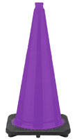 Purple Traffic Cones